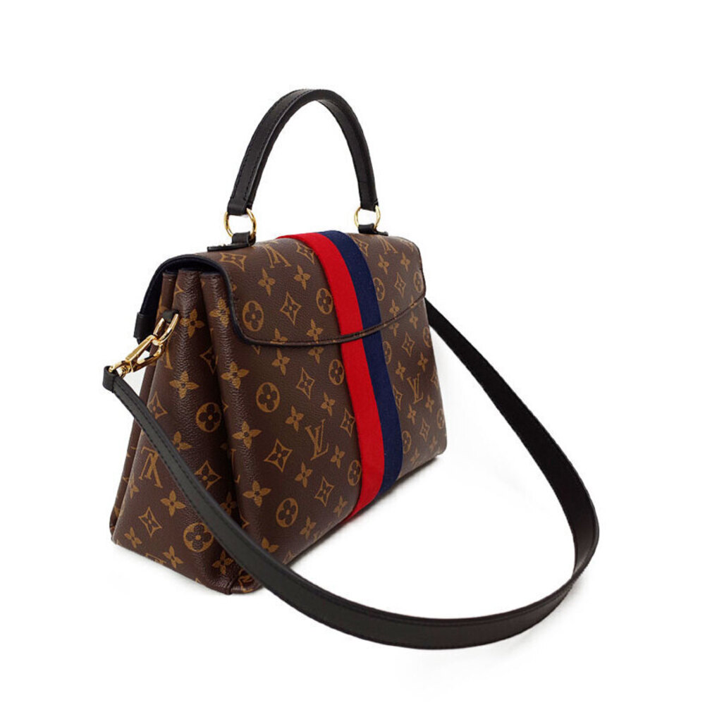 Louis Vuitton Georges Brown Bag Monogram Shoulder Leather